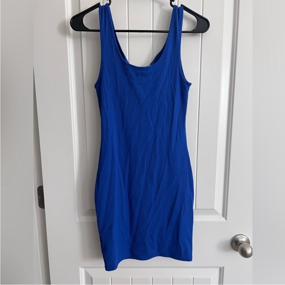 Love Tree Royal Blue Ribbed Top